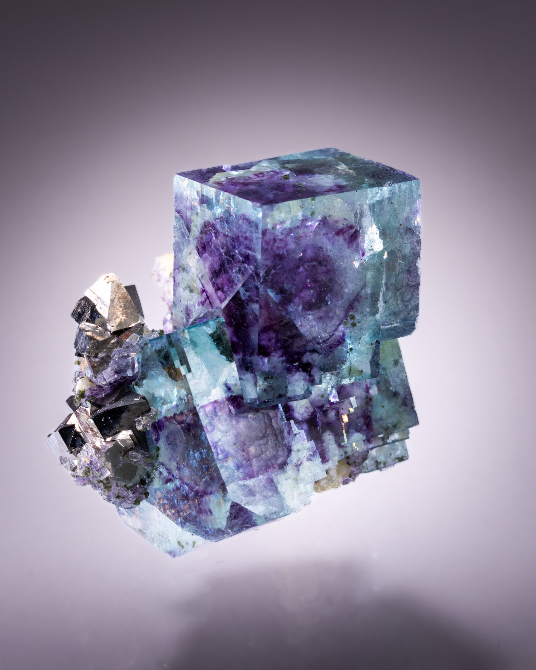 Fluorite & Pyrite – Yaogangxian, China
